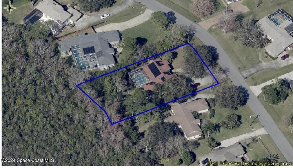 4360 Canard Road Melbourne, FL 32934 - Photo 21 of 54 an aerial view of a backyard
