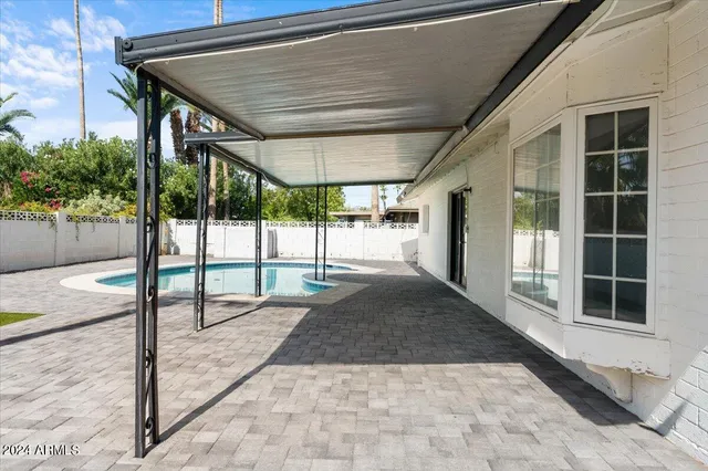 a view of front door