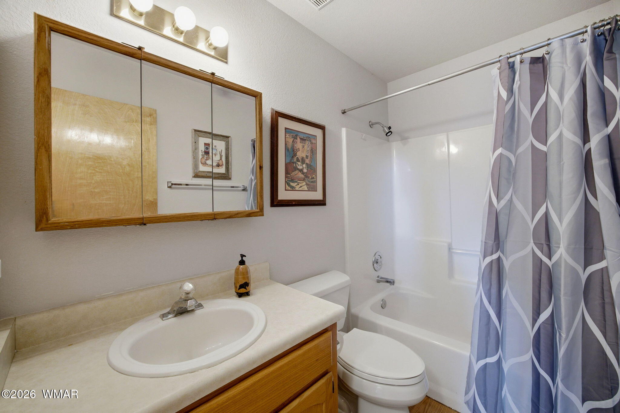 2806 Sky Hawk Drive Overgaard, AZ 85933 - Photo 20 of 43 a bathroom with a sink toilet and shower