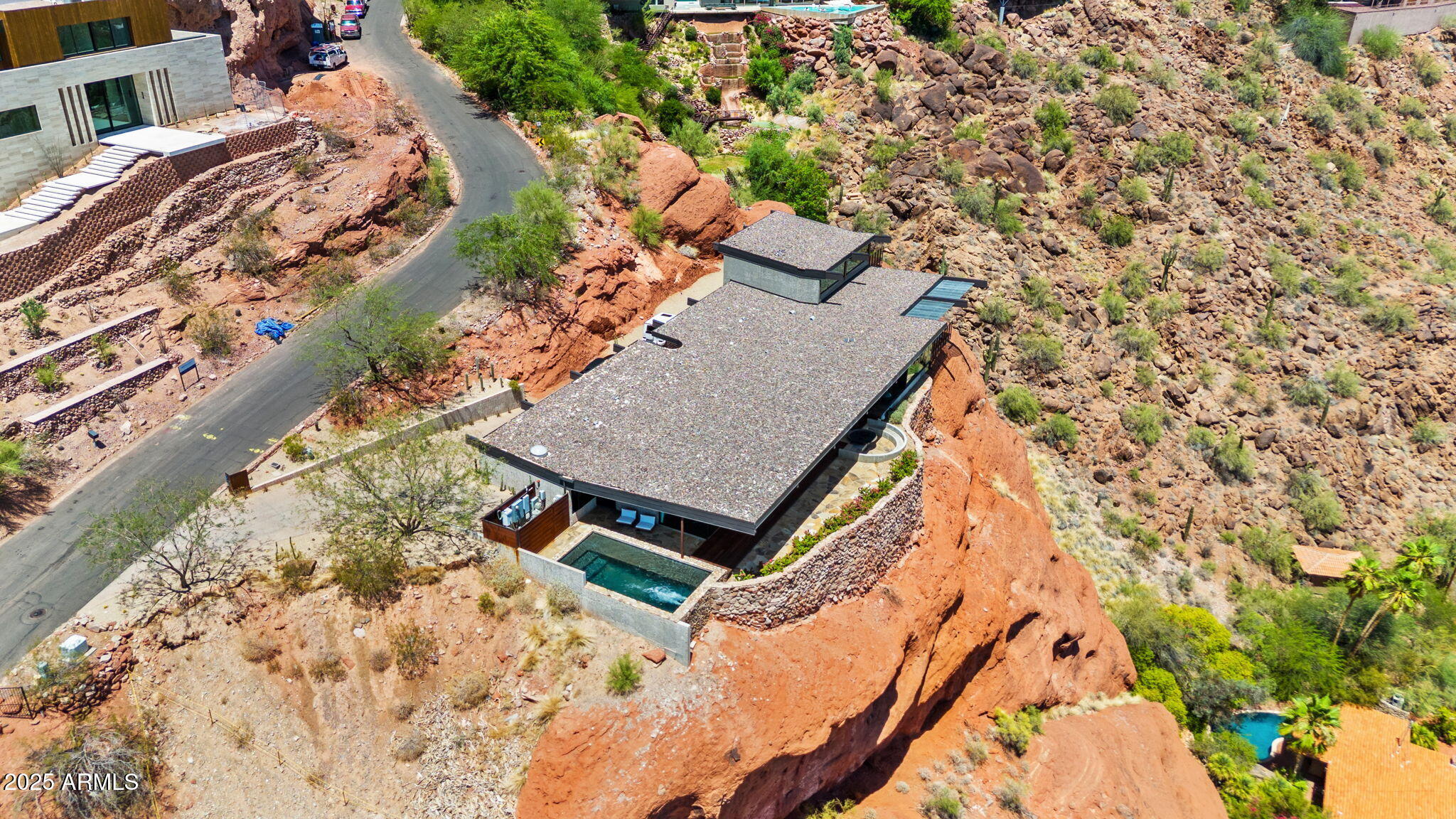4925 East Red Rock Drive, Unit 43 Phoenix, AZ 85018 - Photo 8 of 99 view of a backyard