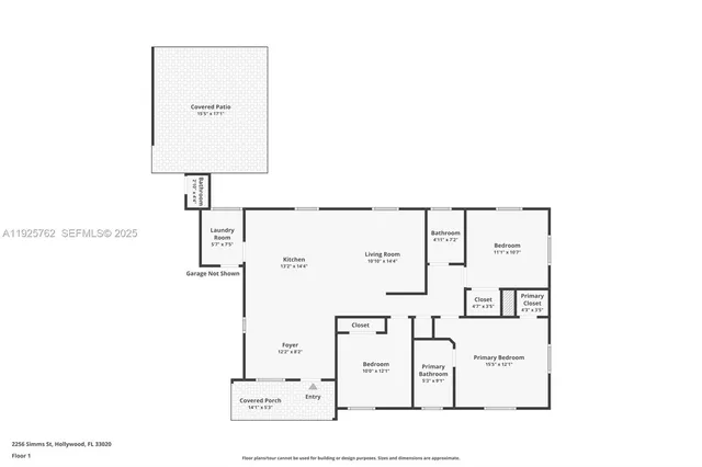 $457,500 | 2256 Simms Street, Hollywood, FL 33020