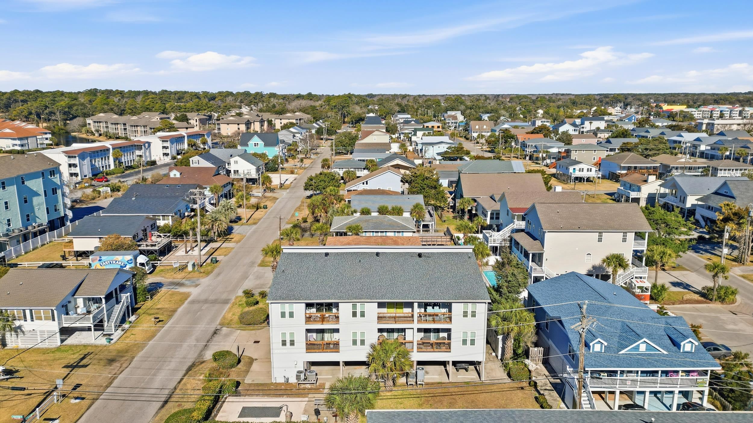 2001 Spring Street, Unit H2 North Myrtle Beach, SC 29582 - Photo 23 of 25 Aerial view of residential area