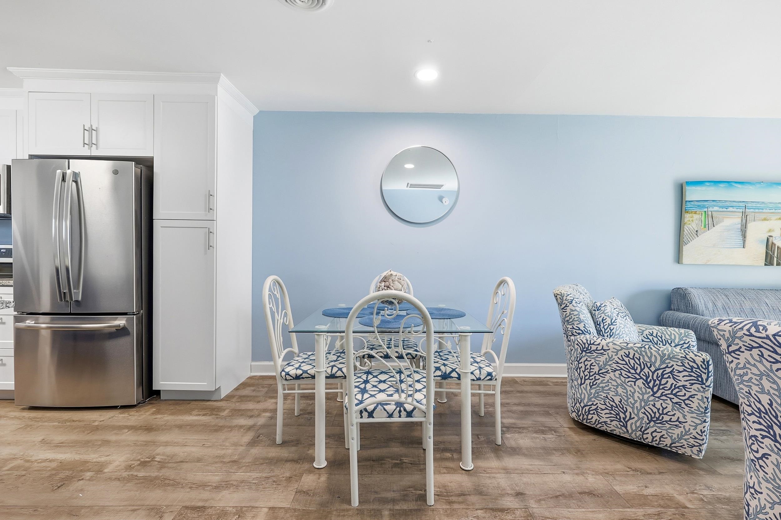 2001 Spring Street, Unit H2 North Myrtle Beach, SC 29582 - Photo 6 of 25 Dining area featuring light wood-style flooring and recessed lighting