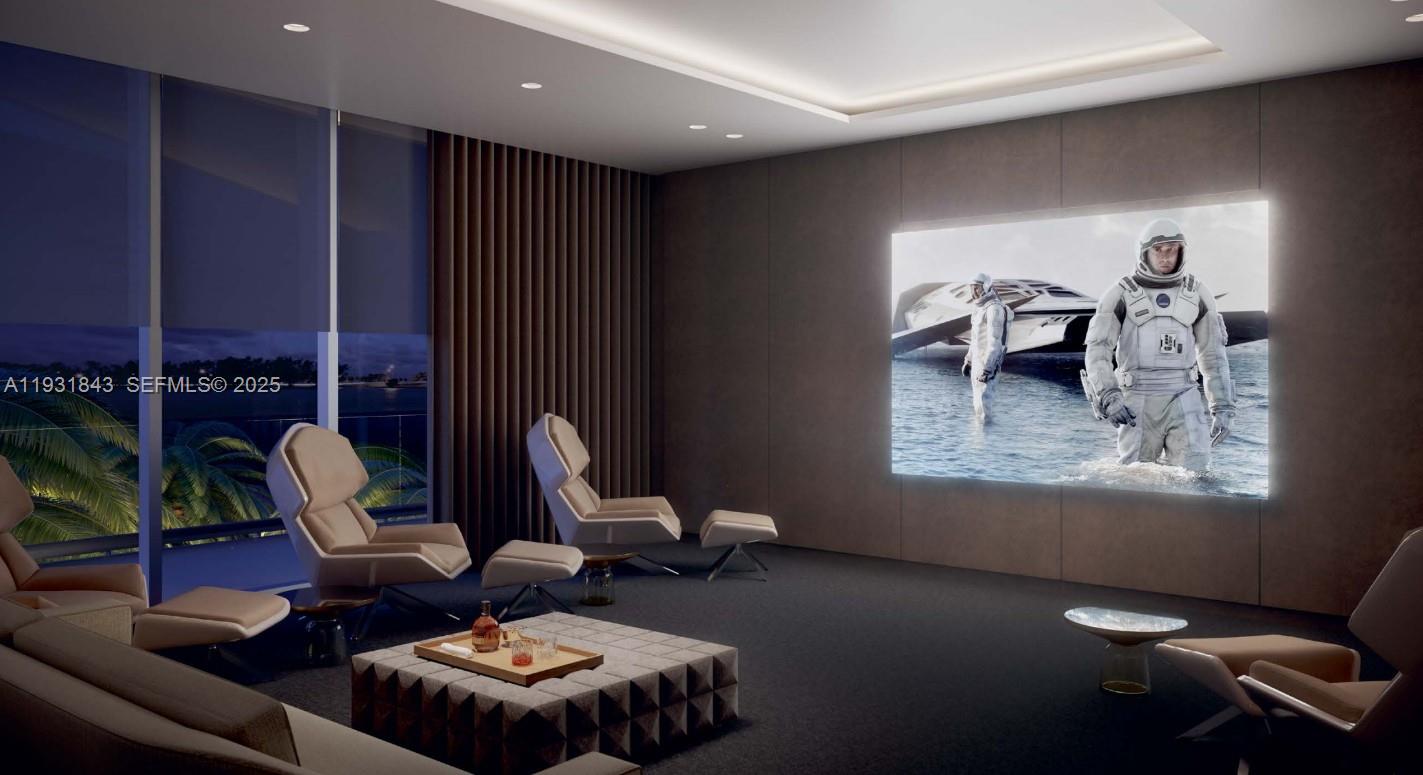 175 Southeast 25th Road, Unit 4201 Miami, FL 33129 - Photo 18 of 25 a living room with furniture a rug and a fireplace