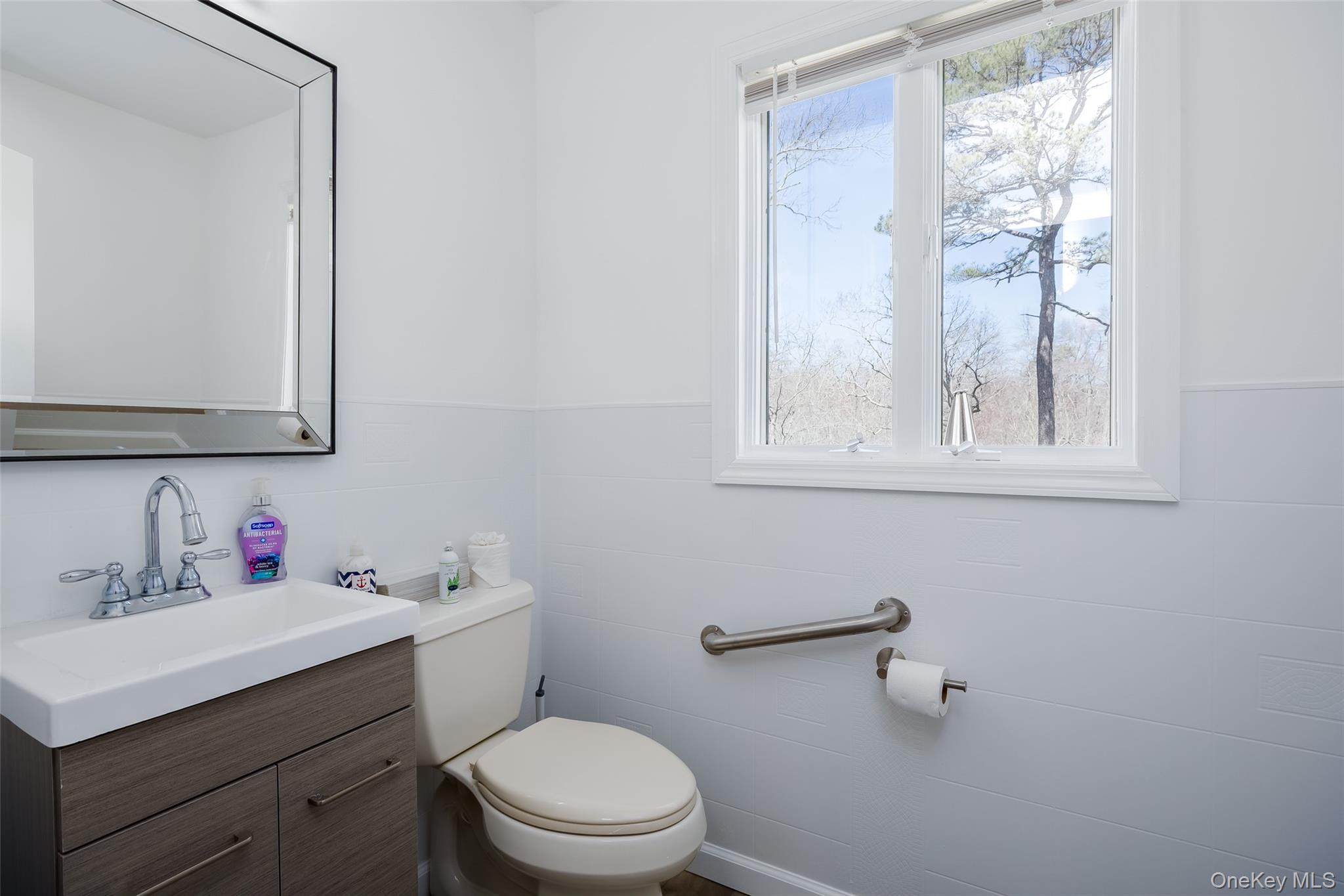 371 South River Road Calverton, NY 11933 - Photo 17 of 43 Half bathroom featuring toilet and vanity