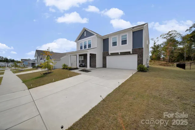 a view of a house with a patio