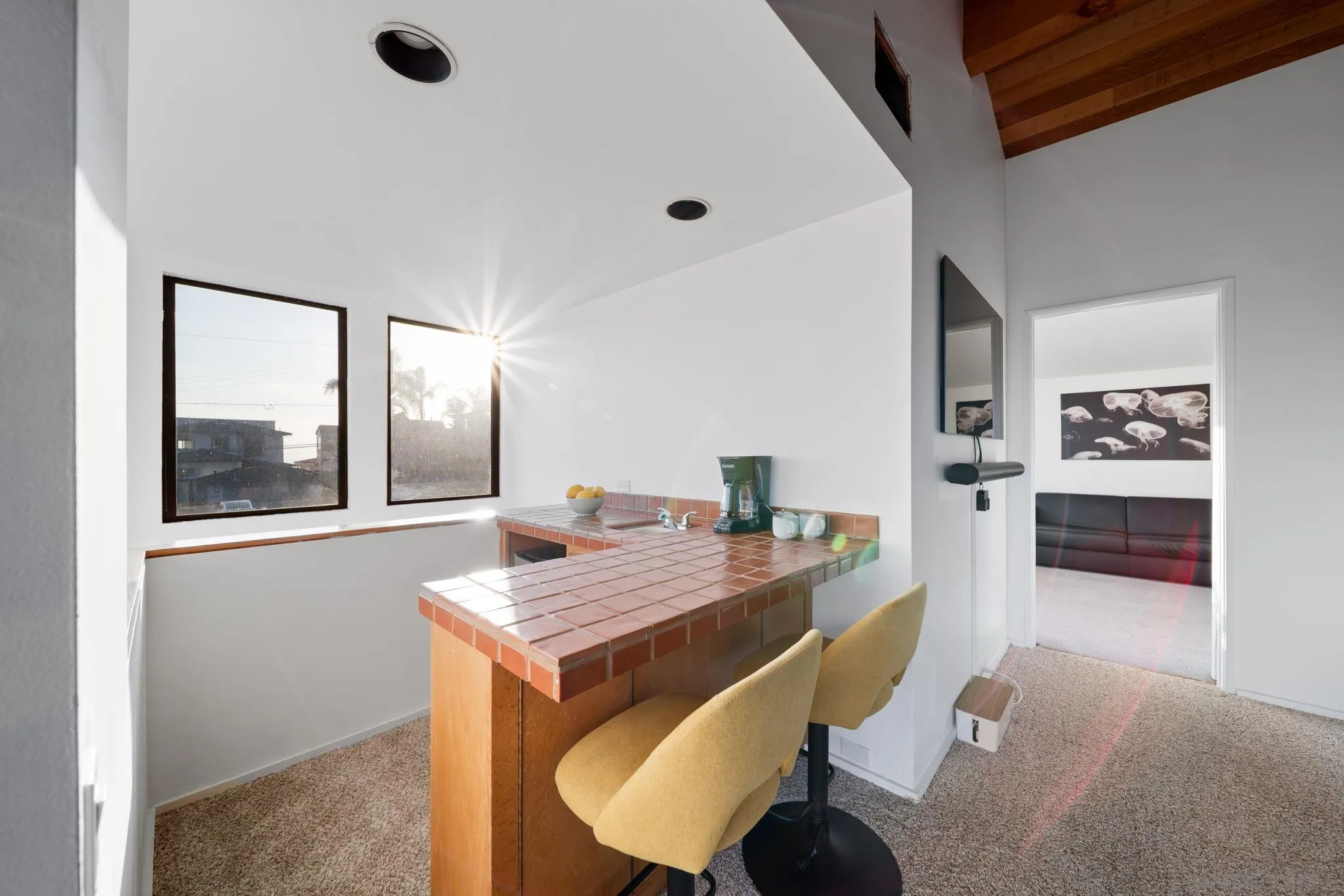 5643 Linda Rosa Avenue La Jolla, CA 92037 - Photo 43 of 56 a dining room with furniture and window