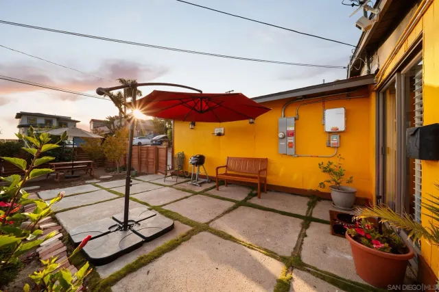 a view of balcony and patio