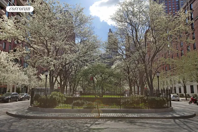 a view of street with tree