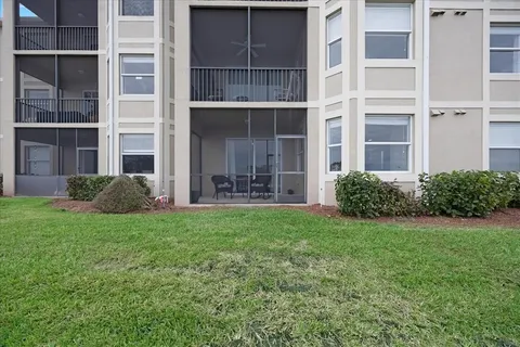 a house view with a garden space