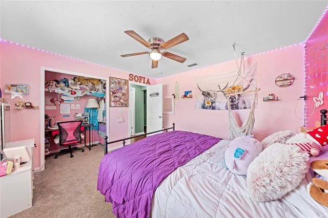 a front view of house with yard and outdoor seating