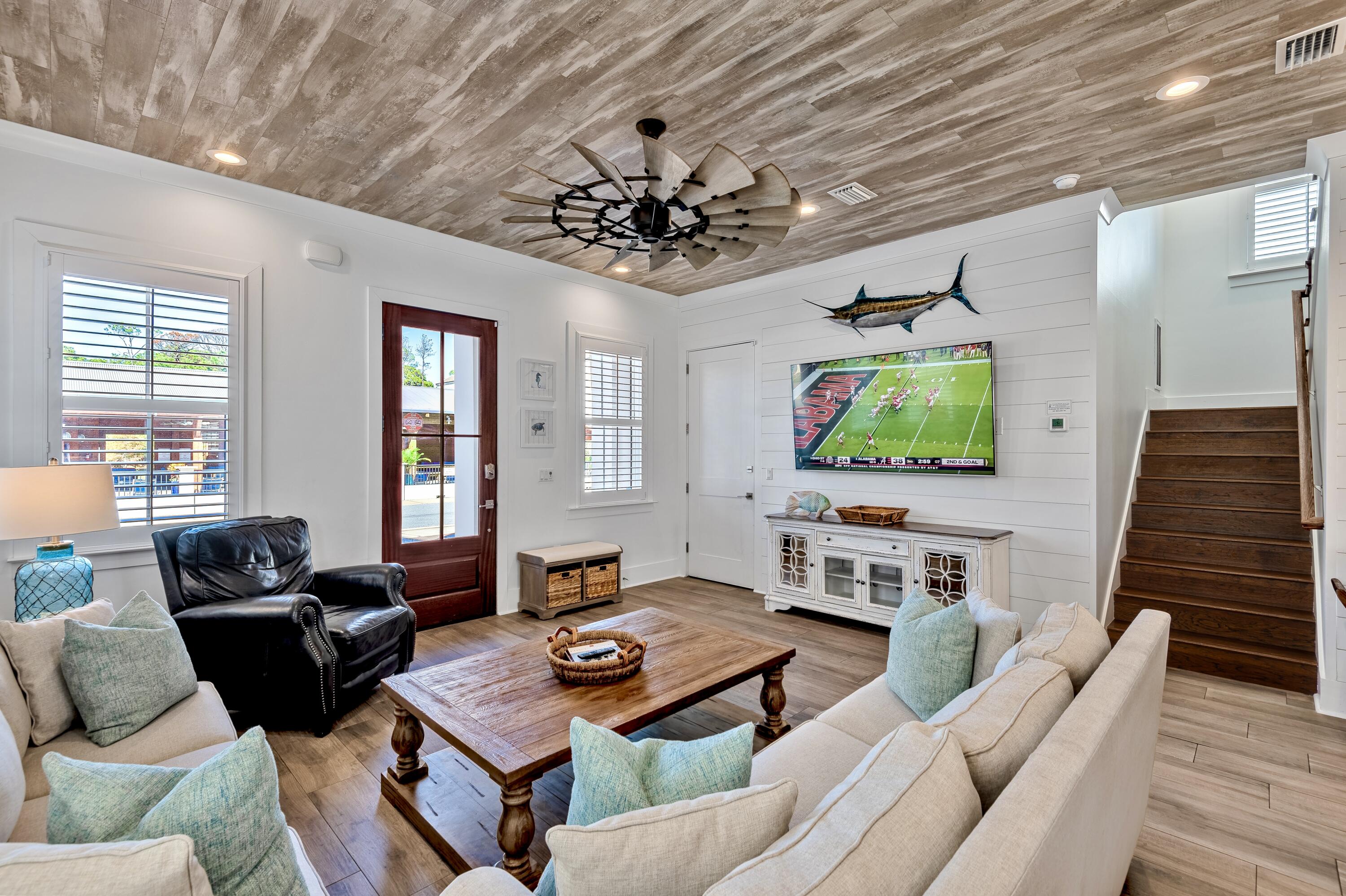 63 Wadleigh Way Miramar Beach, FL 32550 - Photo 7 of 42 a living room with furniture and a flat screen tv