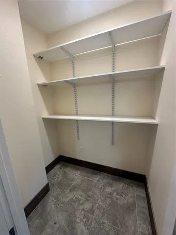 a view of a room with shelf