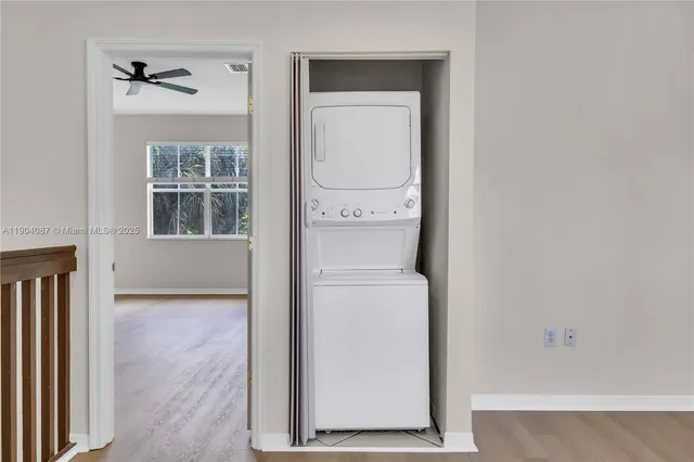 a view of a storage & utility room in a house