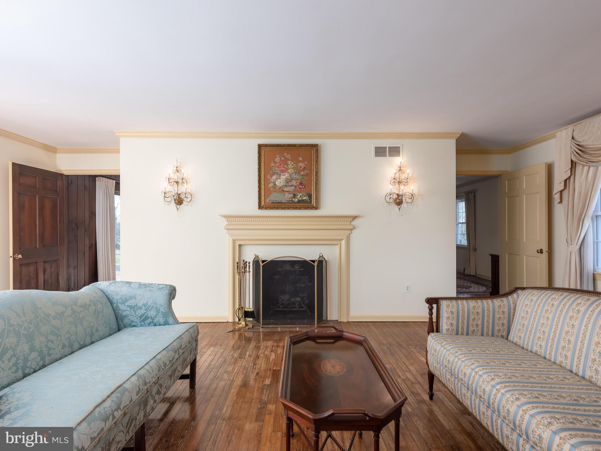 930 Conner Road West Chester, PA 19380 - Photo 12 of 52 Formal Living w/ Fireplace