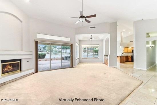 6460 East Trailridge Circle, Unit 2 Mesa, AZ 85215 - Photo 7 of 58 Living Room Light Carpet