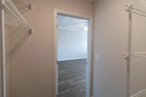 wooden floor in an empty room