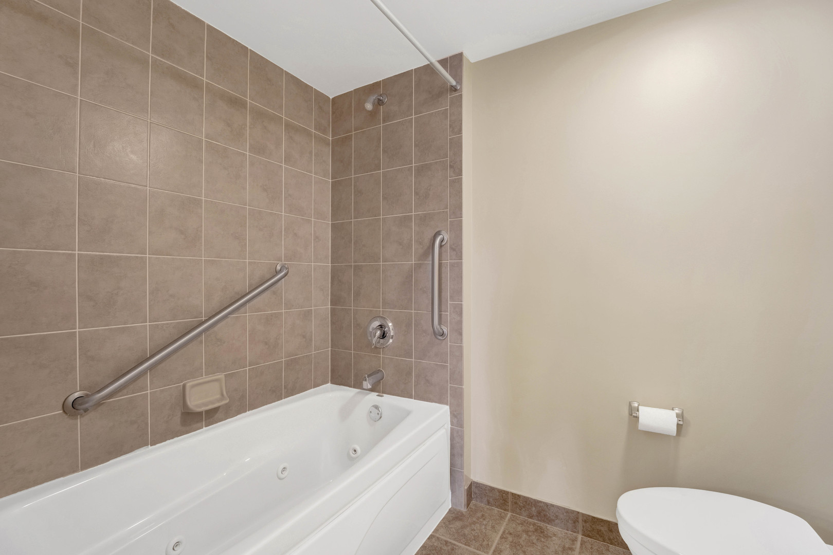 201 West Brush Hill Road, Unit 203 Elmhurst, IL 60126 - Photo 12 of 24 a bathroom with a bathtub and toilet