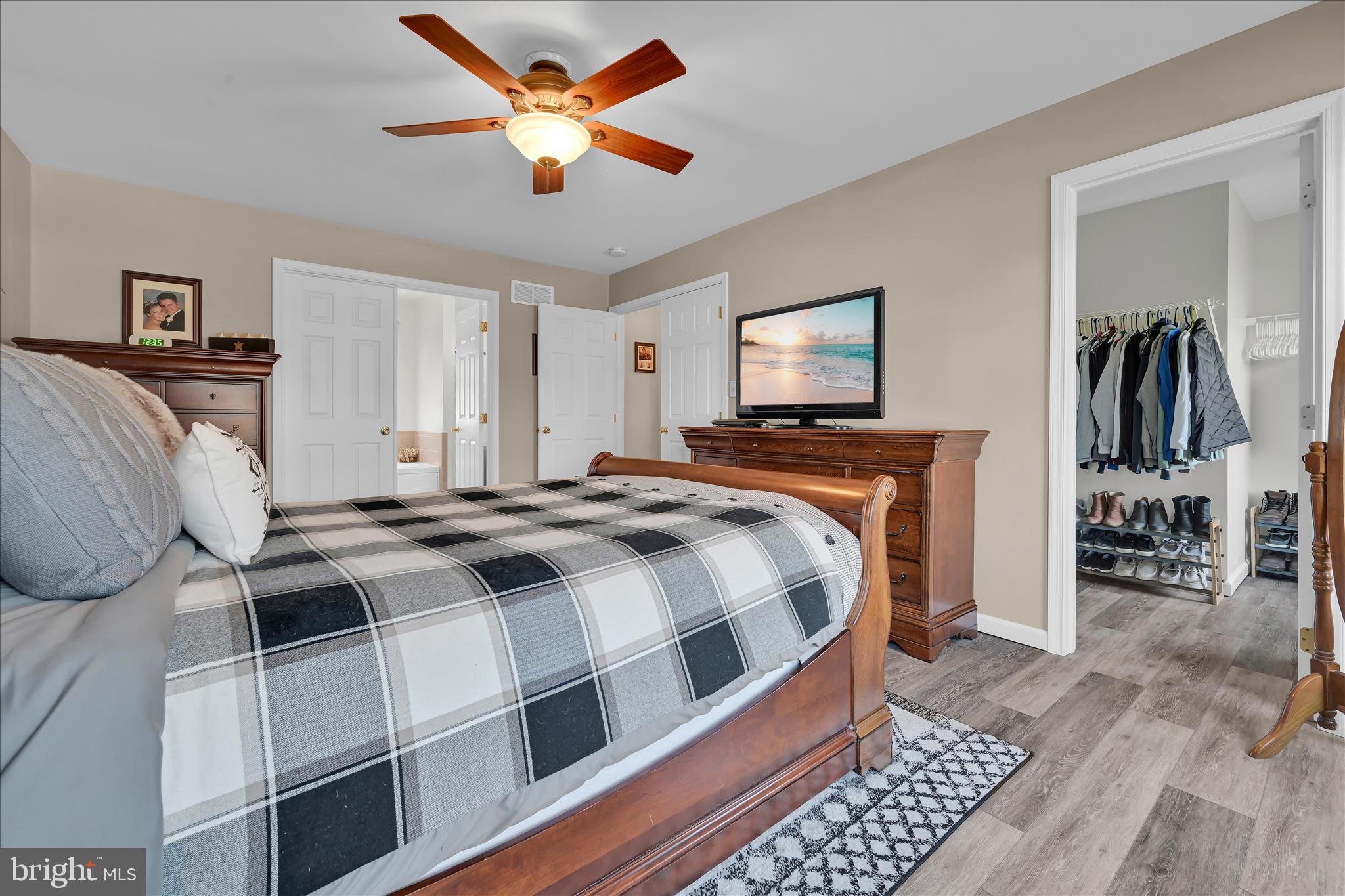 111 Holly Road Orwigsburg, PA 17961 - Photo 24 of 46 a bed sitting in a bedroom and view of living room