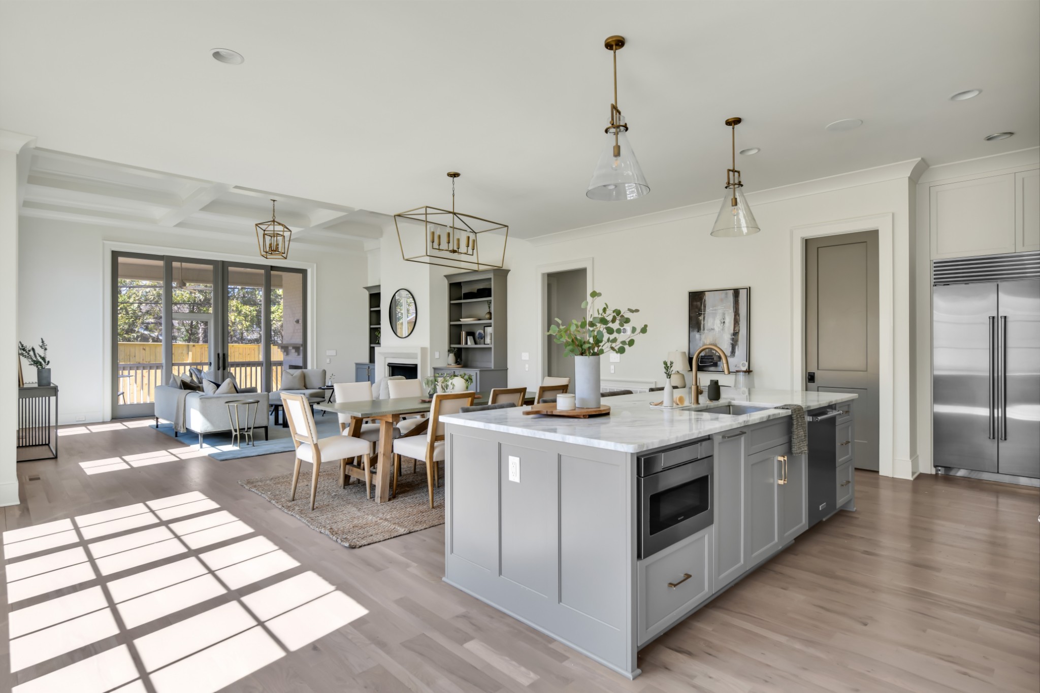 211B Page Road Nashville, TN 37205 - Photo 4 of 43 a open kitchen with stainless steel appliances granite countertop a stove and cabinets