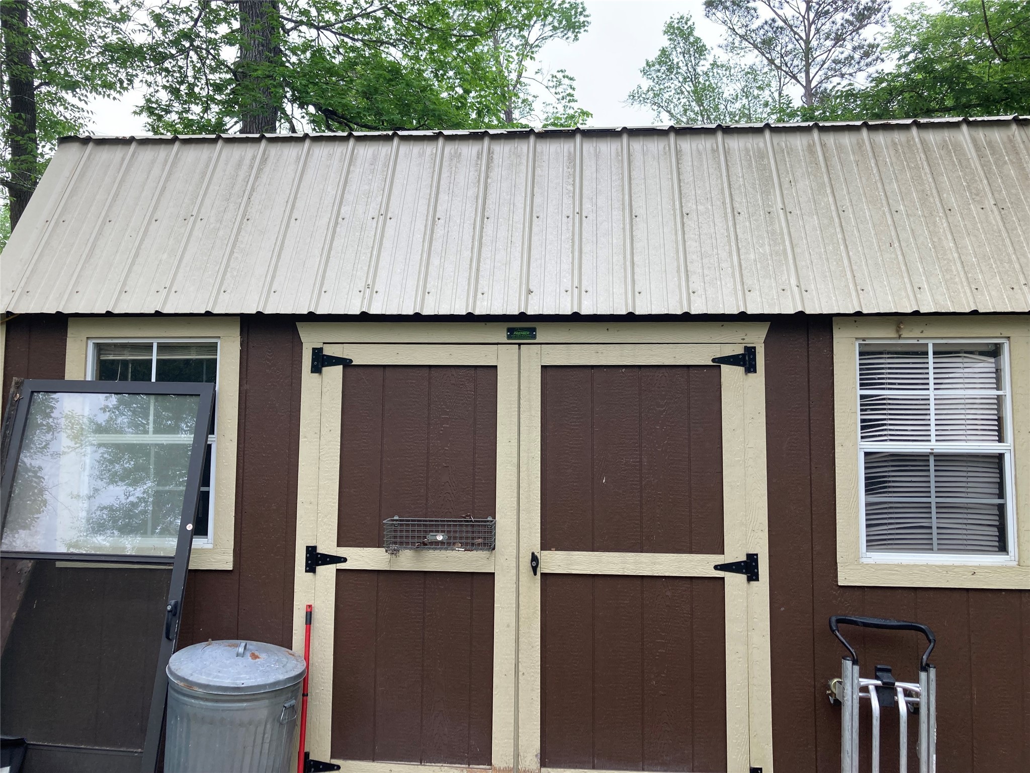 142 Walnut Ridge Livingston, TX 77351 - Photo 22 of 36 Spacious and sturdy storage shed, perfect for organizing tools and outdoor equipment.
