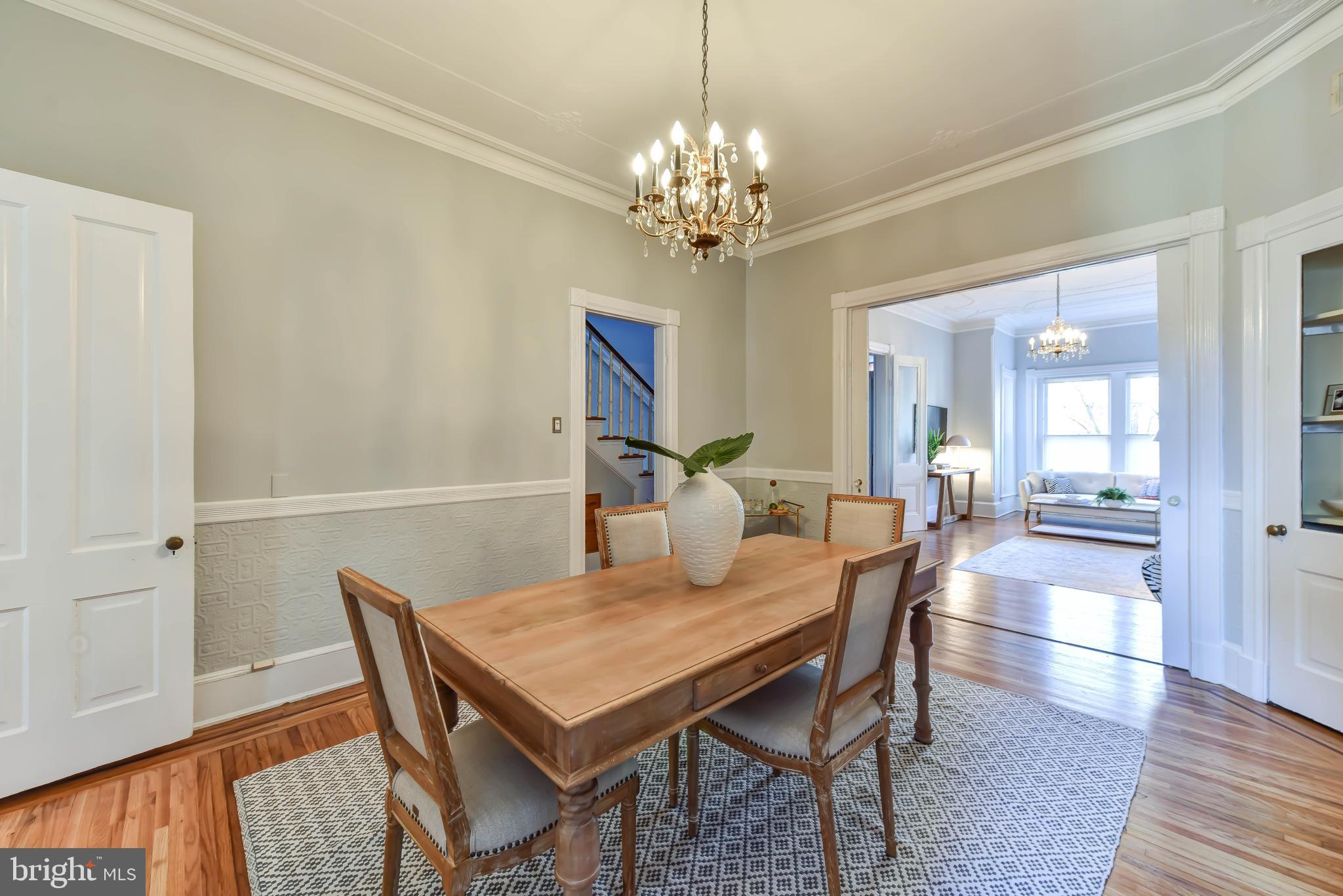 321 A Street Northeast Washington, DC 20002 - Photo 13 of 40 Dining room looking to living room