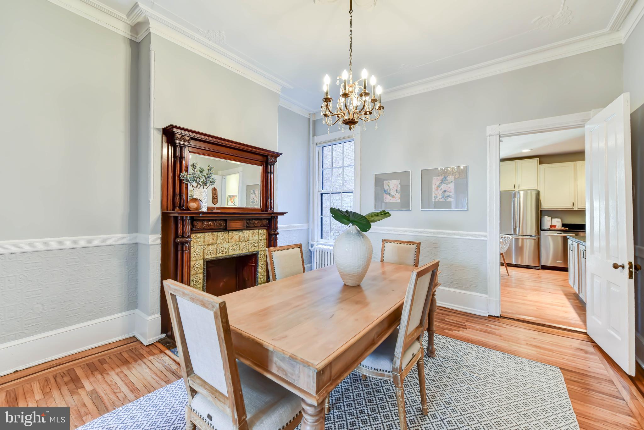 321 A Street Northeast Washington, DC 20002 - Photo 14 of 40 Dining room looking to kitchen