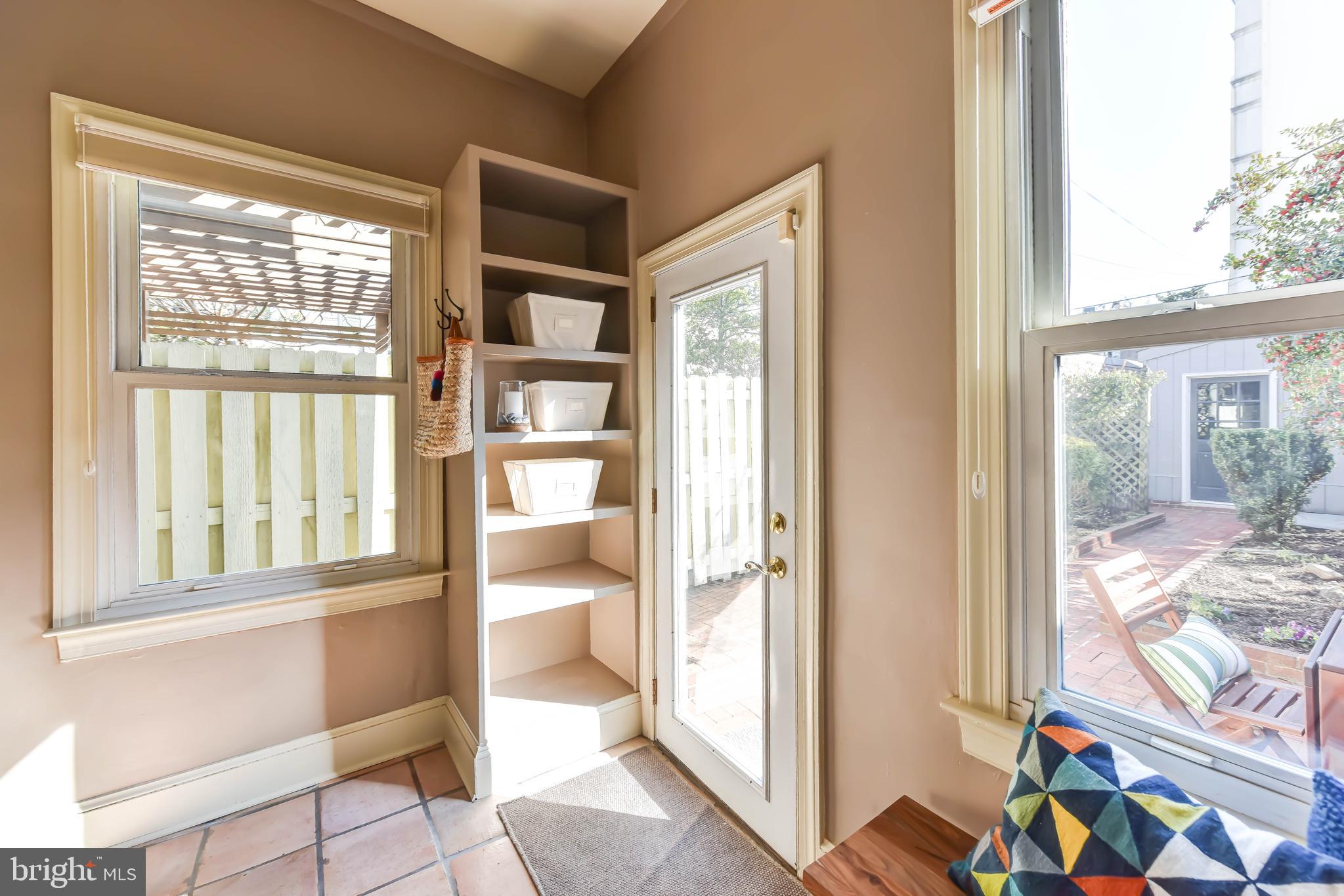 321 A Street Northeast Washington, DC 20002 - Photo 21 of 40 Mudroom cabinets, washer/dryer in cabinet to left
