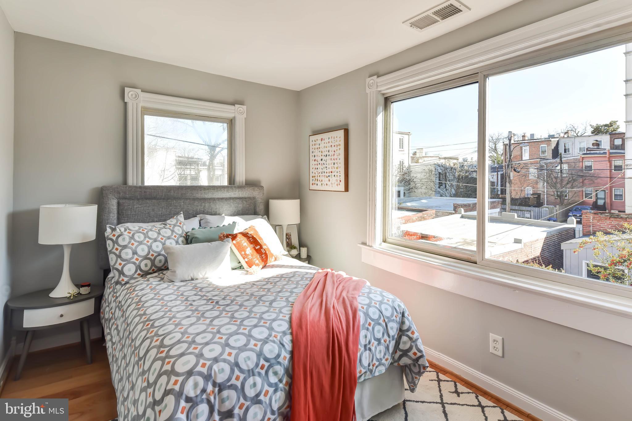 321 A Street Northeast Washington, DC 20002 - Photo 31 of 40 Bright bedroom 3 fits double bed