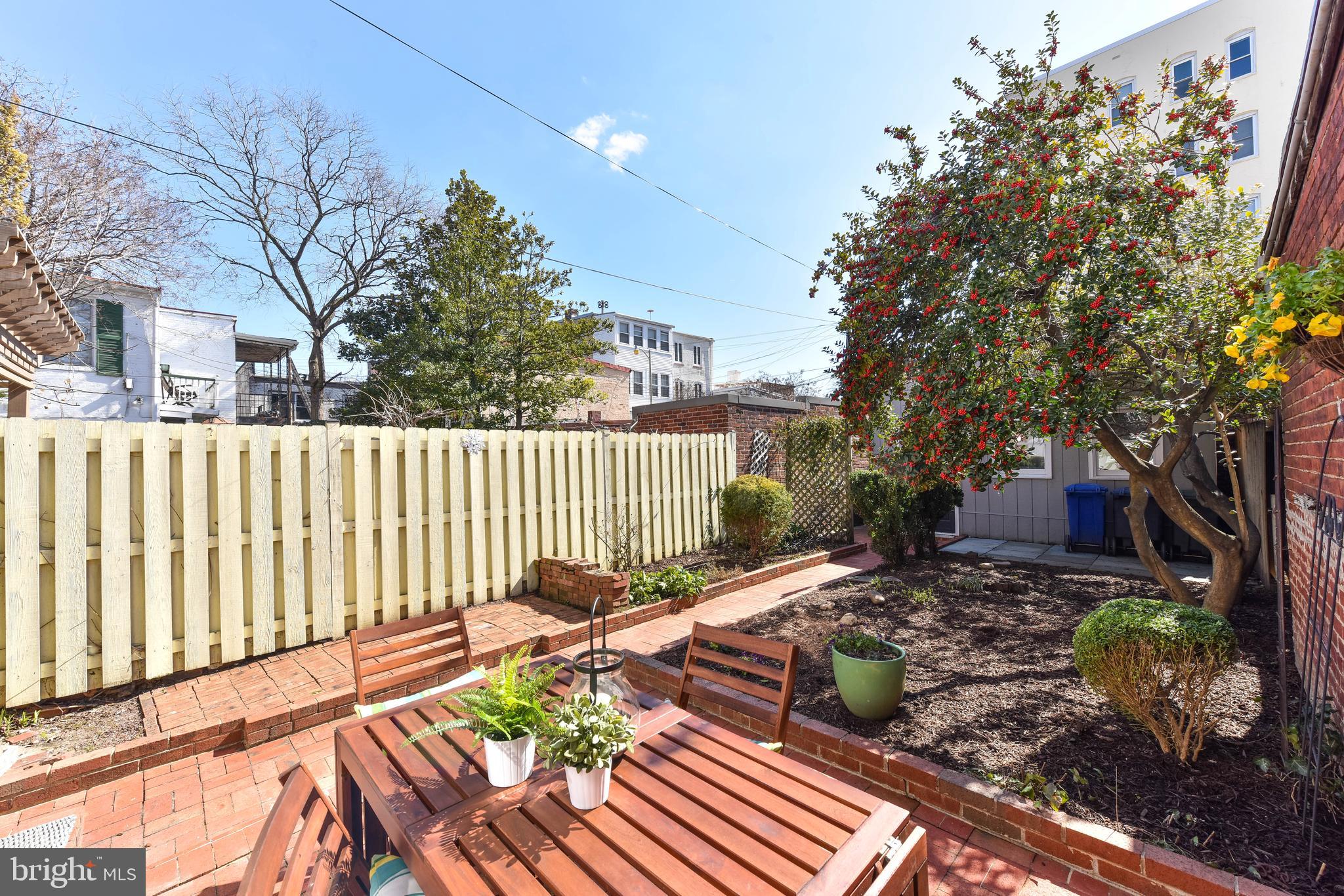 321 A Street Northeast Washington, DC 20002 - Photo 35 of 40 Spacious backyard/patio has large STORAGE shed