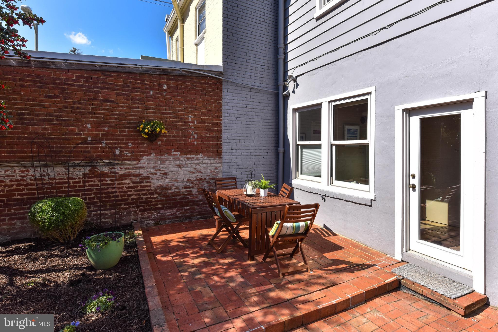 321 A Street Northeast Washington, DC 20002 - Photo 36 of 40 Pleasant brick patio for al-fresco dining