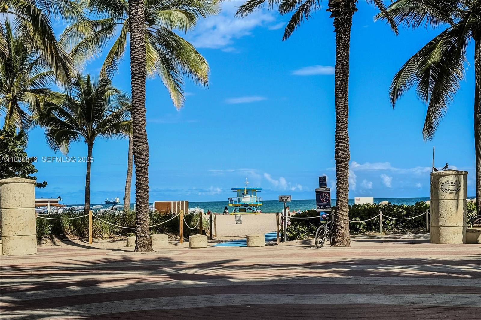 100 Lincoln Road, Unit 323 Miami Beach, FL 33139 - Photo 24 of 59 a view of a palm tree with an ocean view