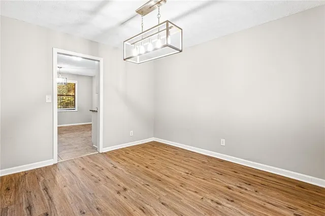 wooden floor in a empty room