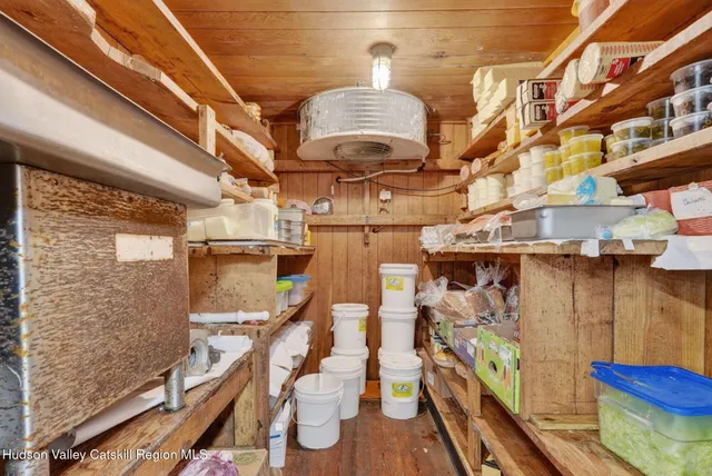 a kitchen with lots of counter top space