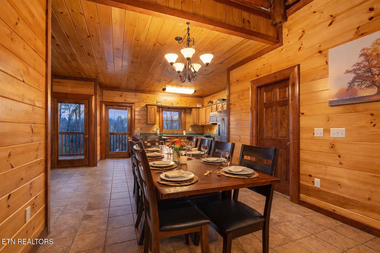 220 Amet Way Cosby, TN 37722 - Photo 10 of 29 Dining Table staged for 220 Amet Way for
