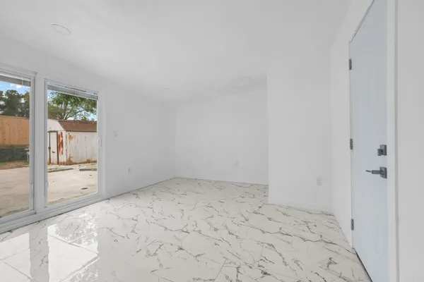 a view of an empty room