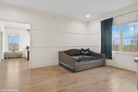 a view of backyard of house with seating space