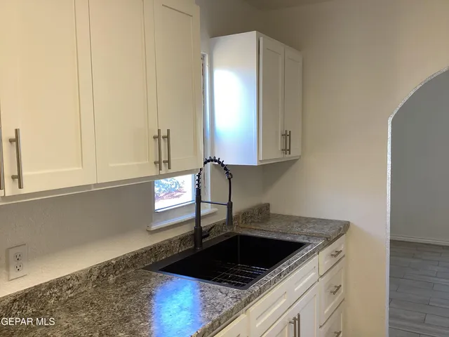 a view of sink and window