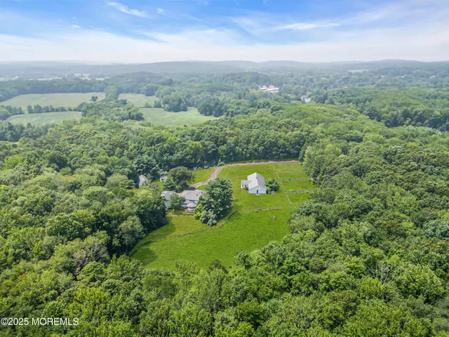 a view of a table with chairs