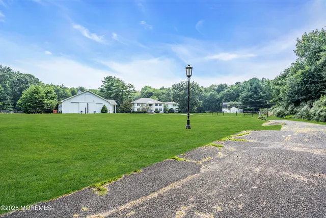 a house view with a garden space