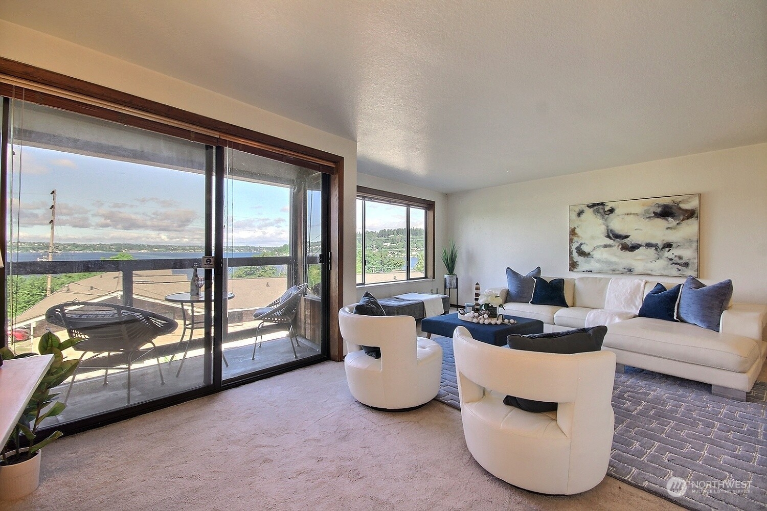 740 North 32nd Street, Unit 1 Renton, WA 98056 - Photo 11 of 32 a living room with furniture and a large window