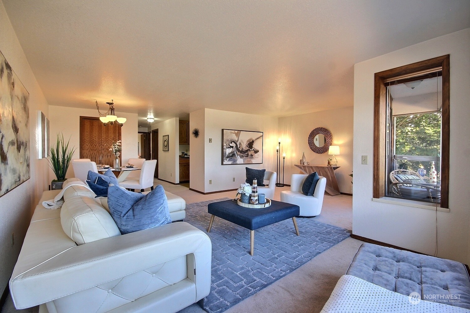 740 North 32nd Street, Unit 1 Renton, WA 98056 - Photo 15 of 32 a living room with furniture and a large window