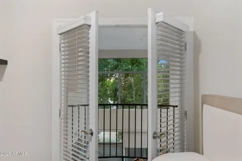 a view of outdoor space with balcony