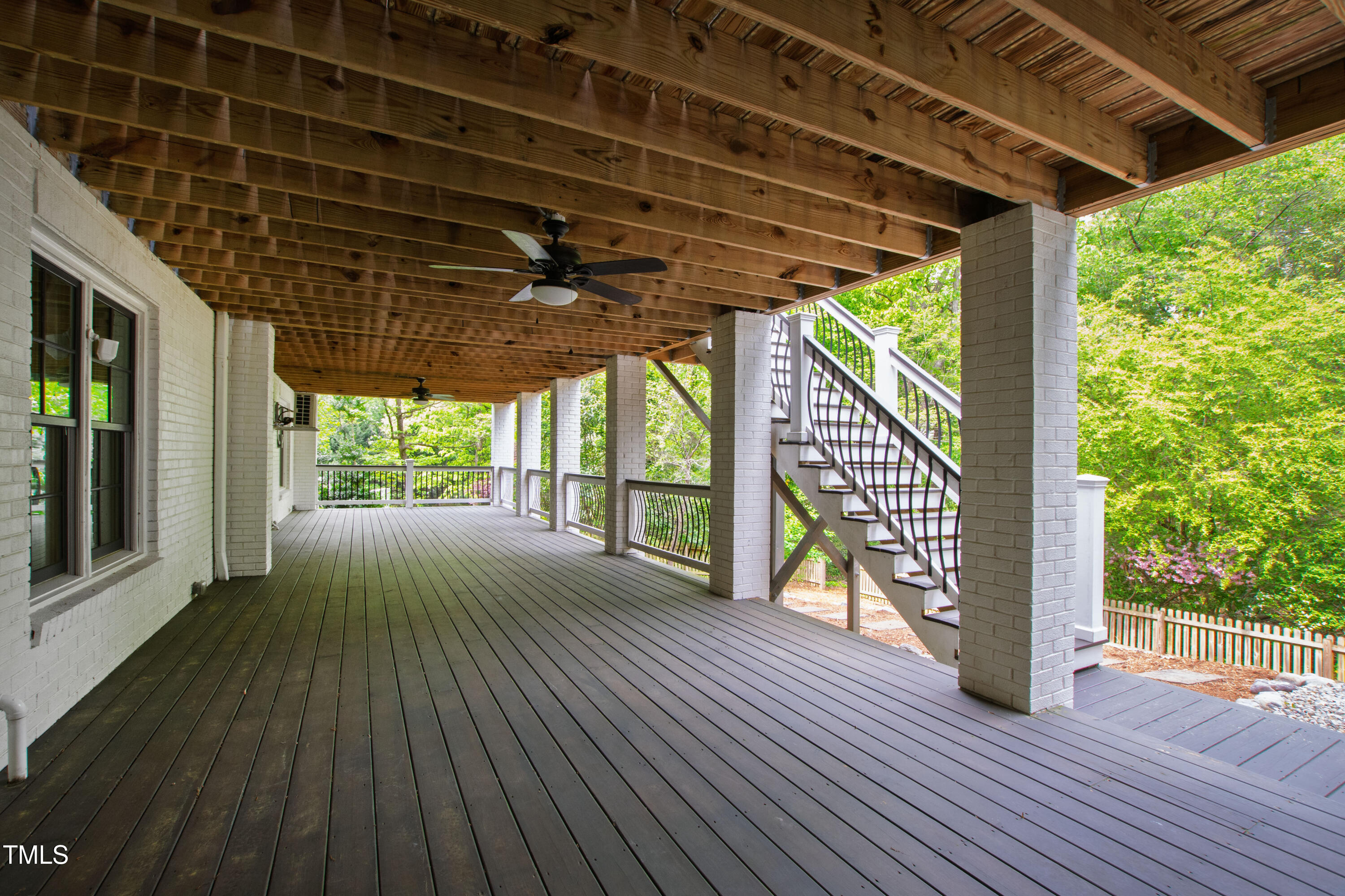 4237 Rowan Street Raleigh, NC 27609 - Photo 31 of 34 a view of a patio with wooden floor