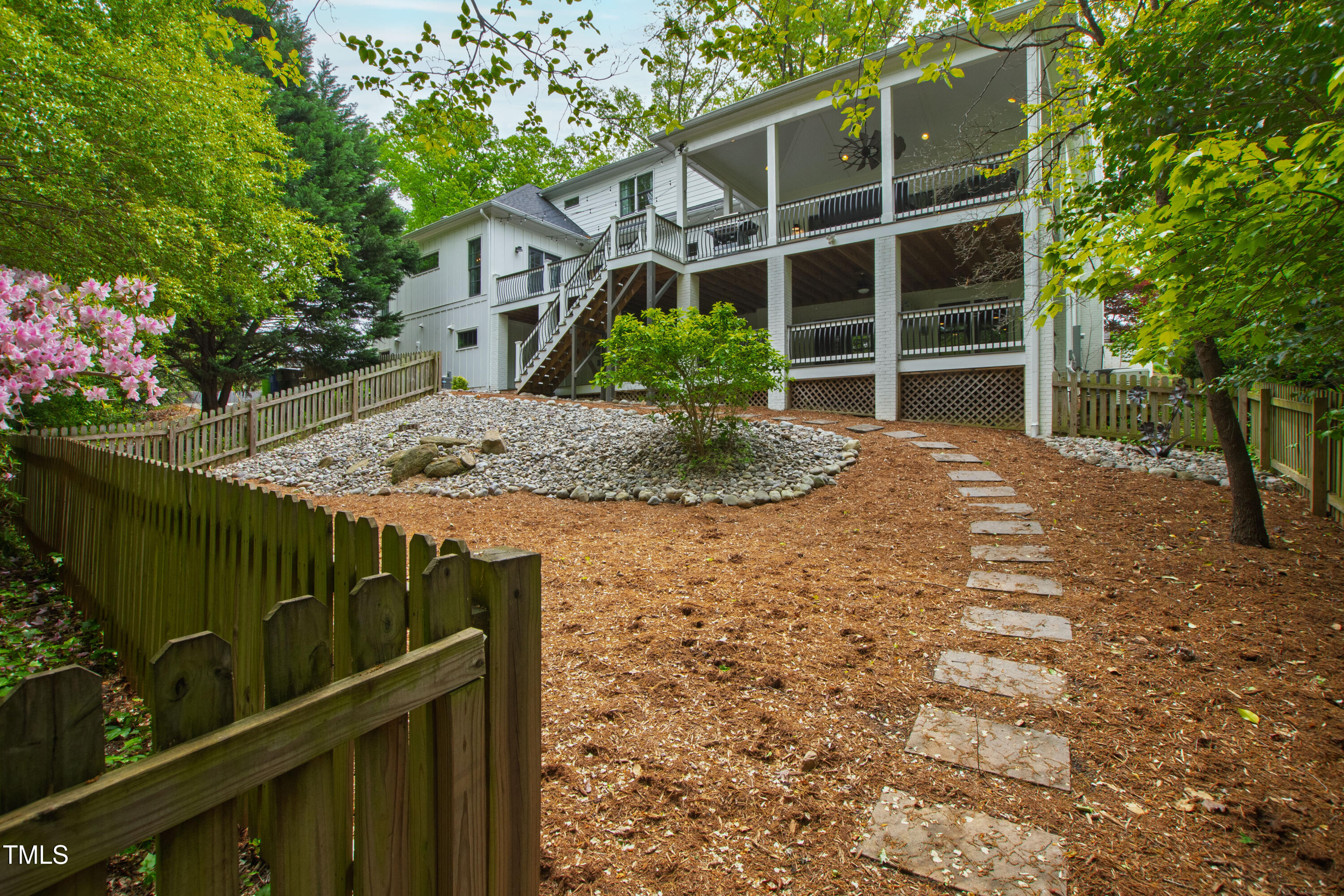 4237 Rowan Street Raleigh, NC 27609 - Photo 32 of 34 a view of outdoor space and front view of a house