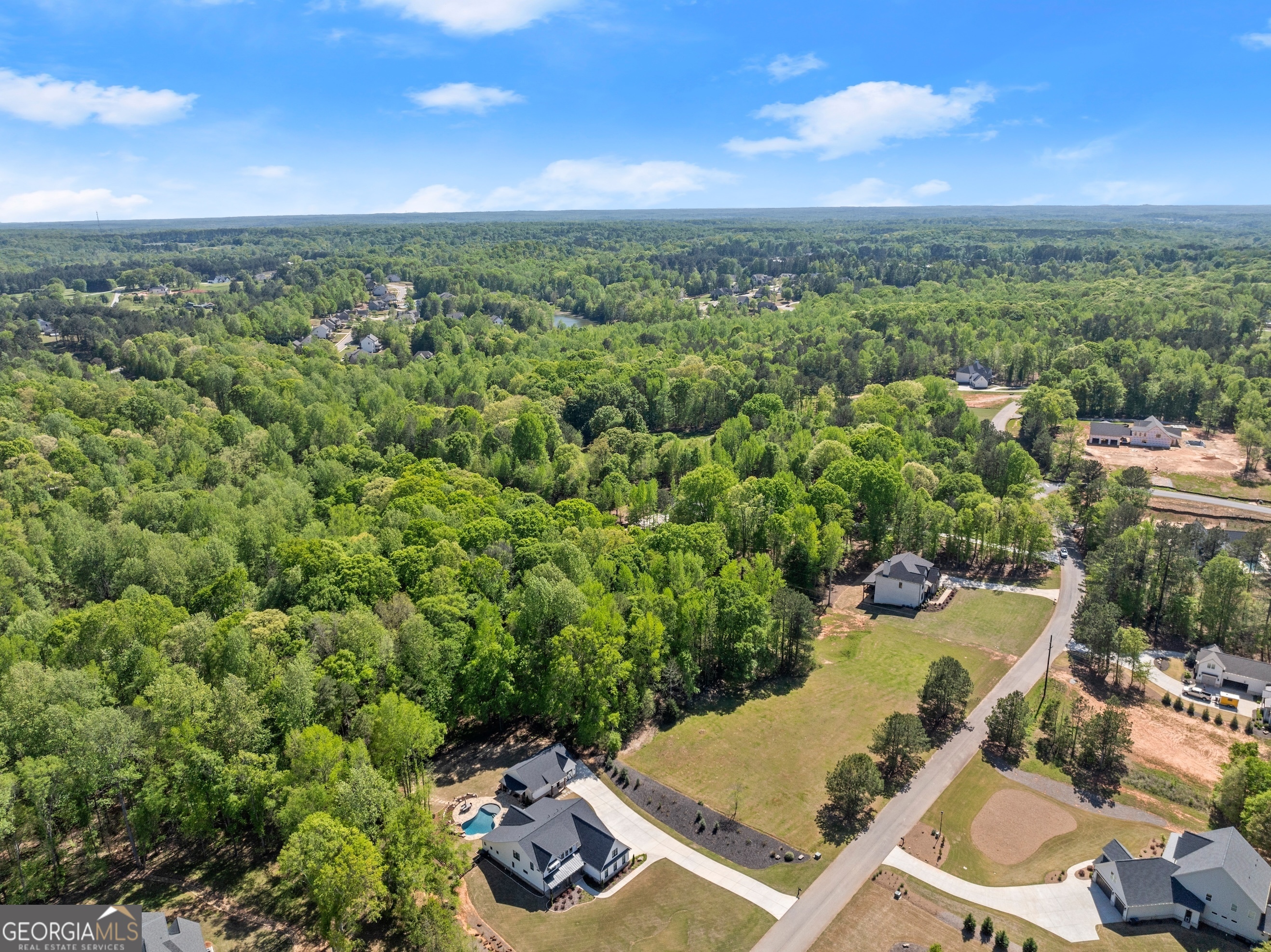 860 Canter Way Jefferson, GA 30549 - Photo 11 of 13 an aerial view of a house with yard