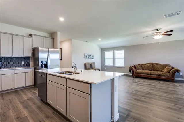 a view of a entertaining space