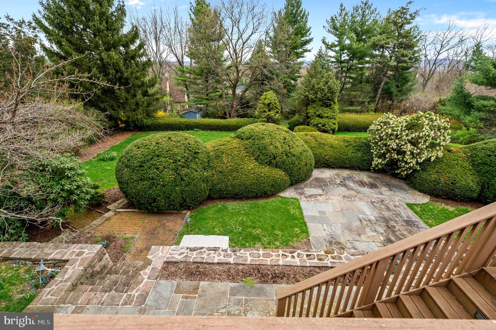 97 Grandview Boulevard Reading, PA 19609 - Photo 58 of 64 View from deck of Multi- level rear yard