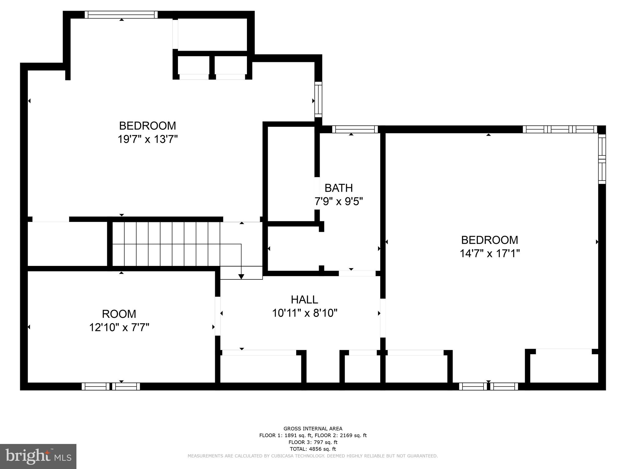 97 Grandview Boulevard Reading, PA 19609 - Photo 63 of 64 Second Floor Layout