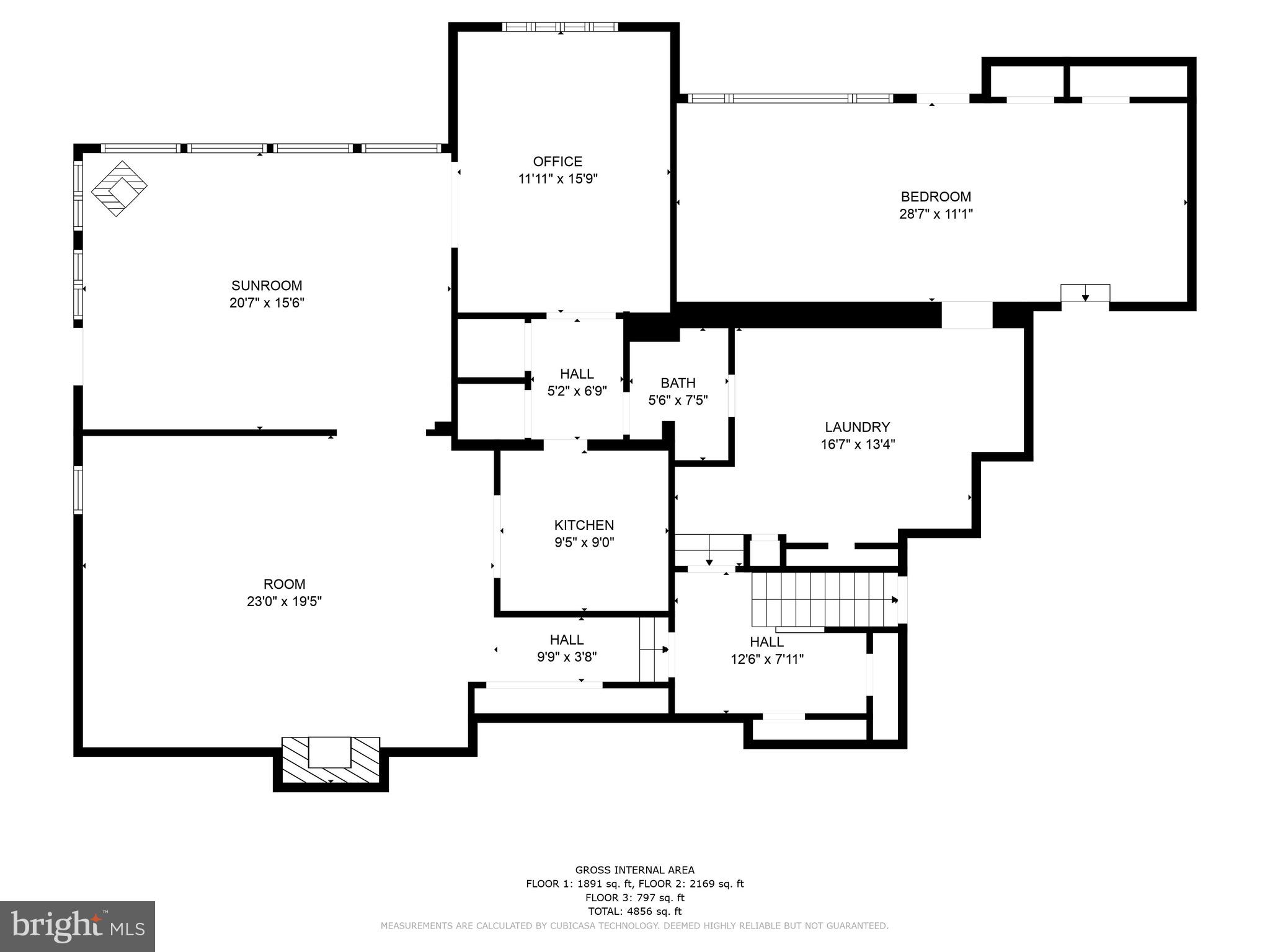 97 Grandview Boulevard Reading, PA 19609 - Photo 64 of 64 Lower Level Layout